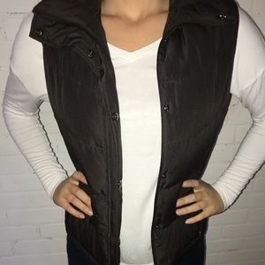 Kenneth Cole Reaction Brown Puffy Vest